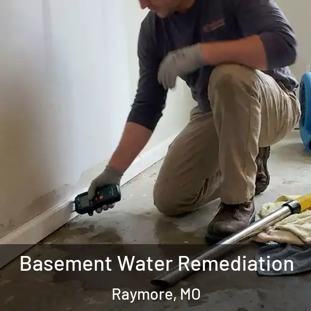  Basement Water Remediation Raymore, MO