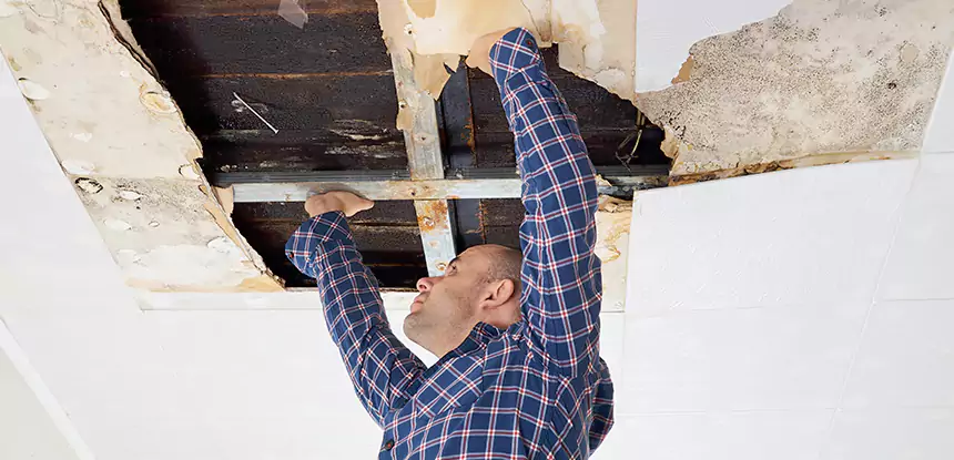 Attic Wood Rot Repair in Raymore