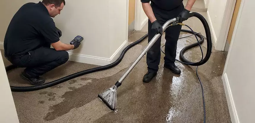 Basement Flooded Carpet Soaked Recovery in Raymore