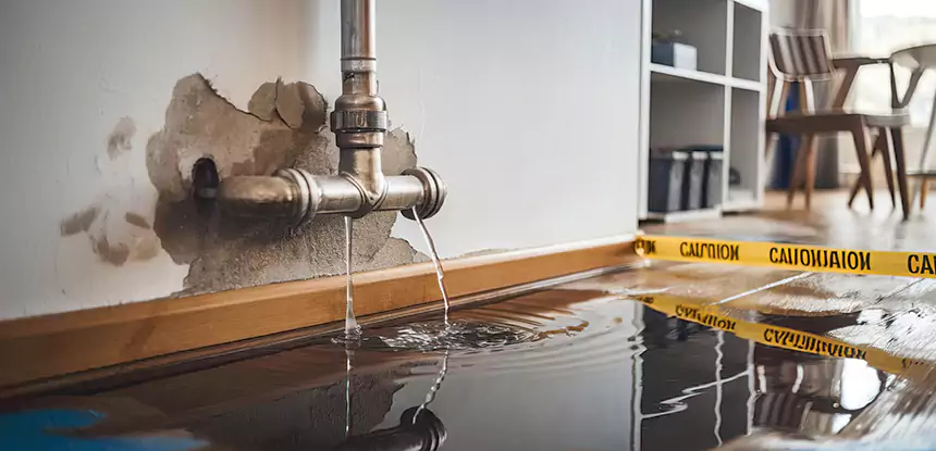 Burst Pipe Cleanup in Raymore