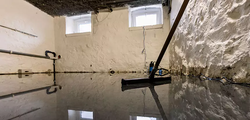 Basement Water Cleanup in Raymore