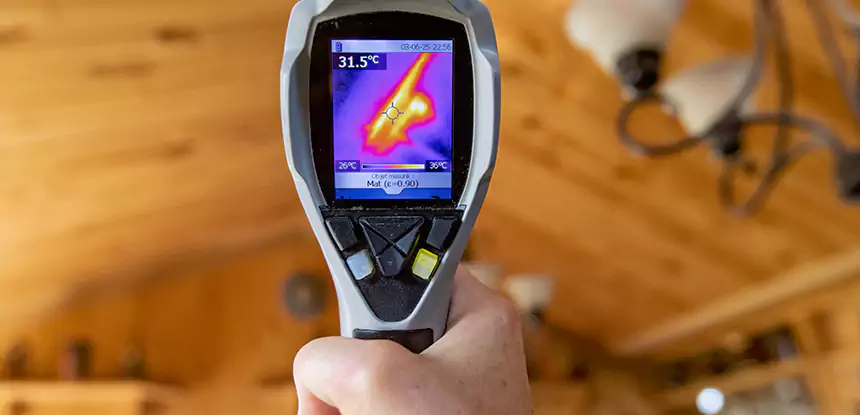 Infrared Camera Roof Leak Detection in Raymore