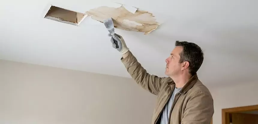 Dry Ceiling After Water Leak in Raymore