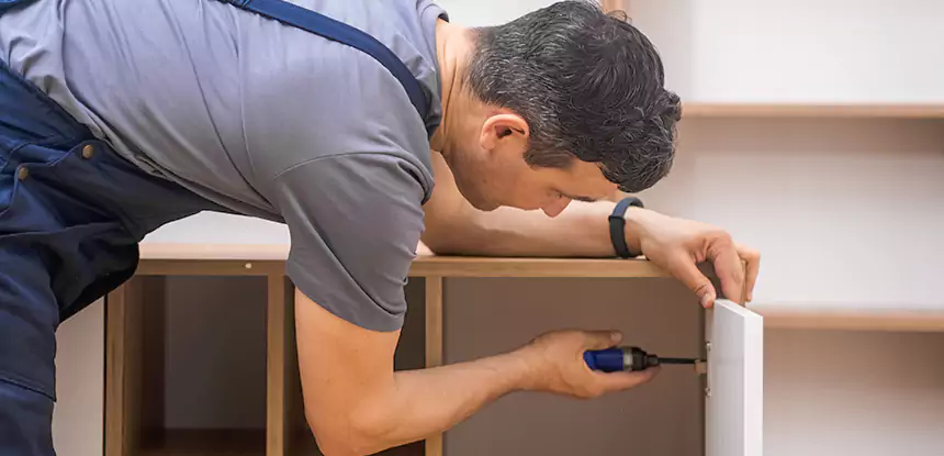 Water Damaged Cabinet Repair in Raymore