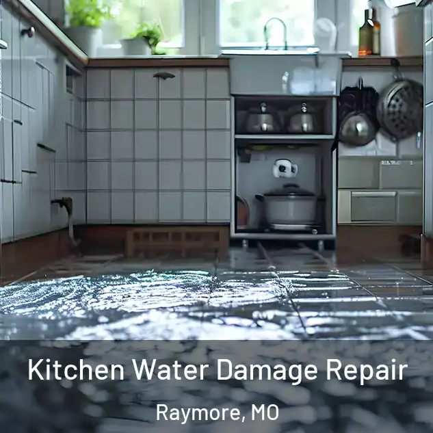  Kitchen Water Damage Repair Raymore, MO